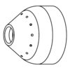 Punta de Arrastre 60/80/100 Amp para Carbonear Pmx 1000/1250/1650 Hypertherm - Imagen 2