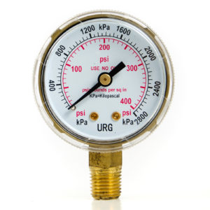 Manometro de 0-400 psi 2" Weldtech
