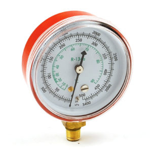 Reloj Alta P/ Manifold 134A 0-500 psi 2 1/2¨ Weldtech