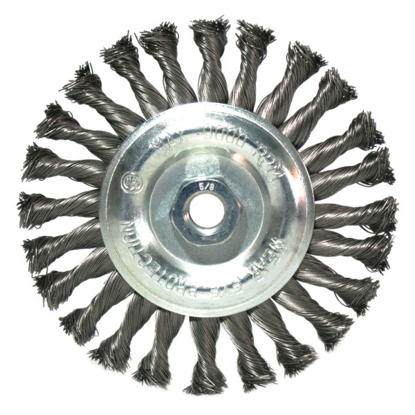 Cepillo de Alambre A/I  6 X 1/2" X 5/8 0,50mm Strugger