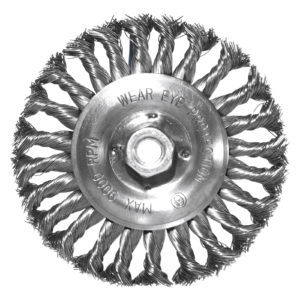 Cepillo de Alambre A/I  6 X 1/2" X M14 0,50mm Strugger