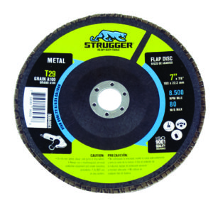 Disco de Lija (Flap Disc) p/ Metal  7" X 7/8" A100 T29