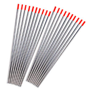 Electrodo Tungsteno 3/32 2% punta roja Weldtech