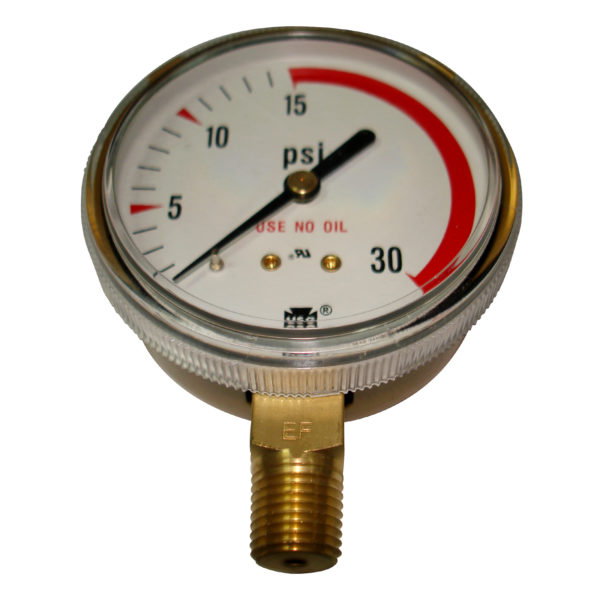 Reloj de 0-30 Psi de 2"1/2 Ametek