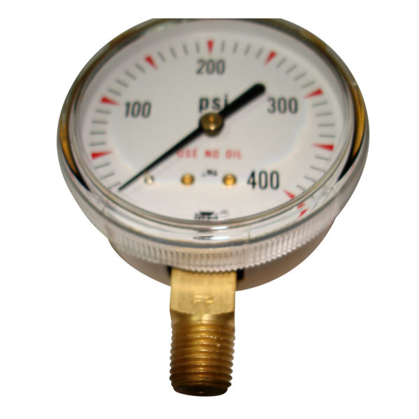 Reloj de 0-400 Psi de 2"1/2 Ametek