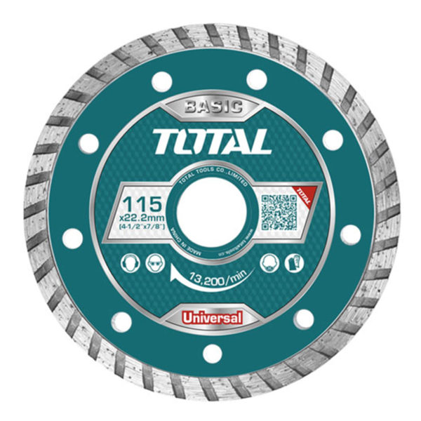 Disco de corte punta de diamante turbo