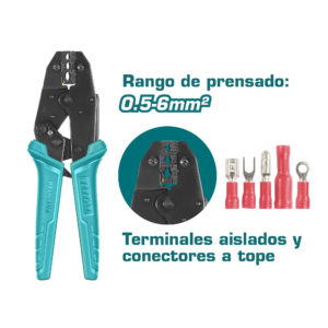 Alicate para Terminales Eléctricos 0.5-6mm²