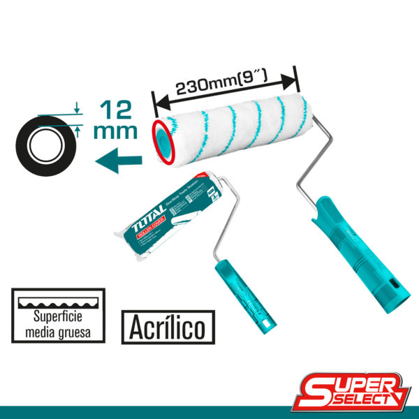 Rodillo p/ Pintar 9"/ 230mm (superficies aspera)