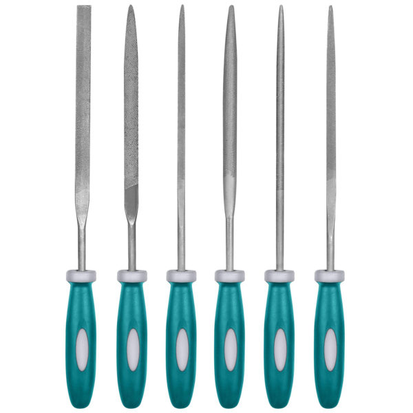 Juego de Limas Delgadas 140x3 mm  6pzas
