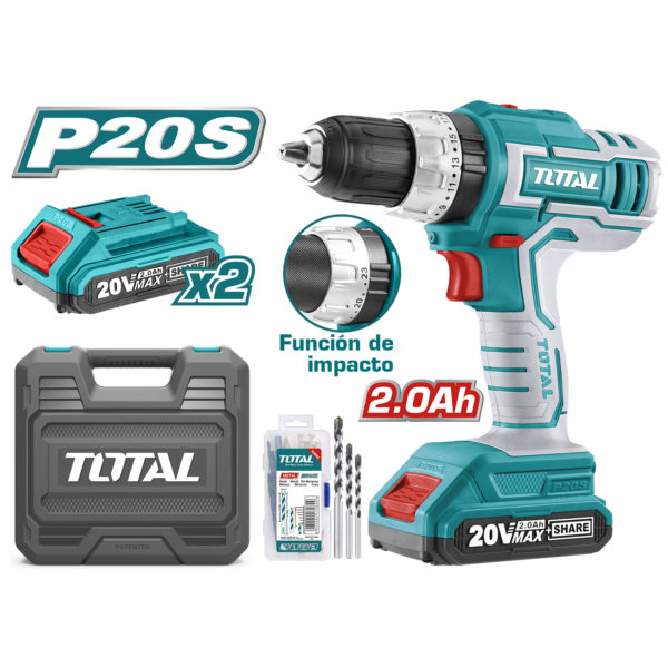 Taladro de Impacto Inalambrico de 1/2"