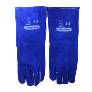 Guante p/Soldador Reforzado 16" Azul Hoffman Arc