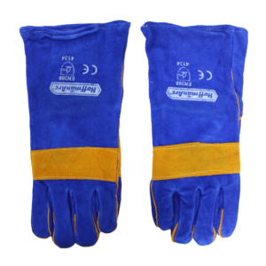 Guante p/Soldador Doble Palma 14" Azul c/ Matachispa Hoffman Arc