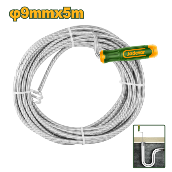 Guaya para Destapar Cañerías 9mmx5m
