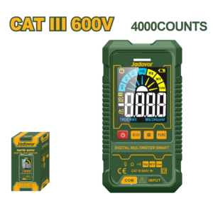 Multímetro Digital CAT III 600V 4000 Cuentas