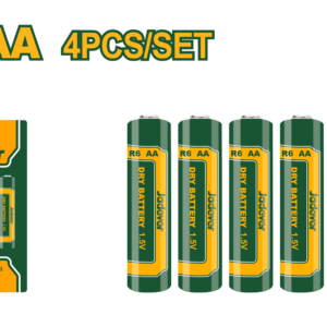 Baterias  AA 1.5V R6  4 Pzas