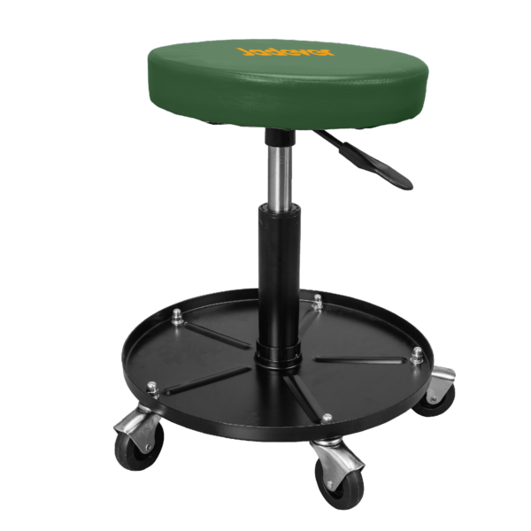 Silla Rodante Giratoria con Elevación 120mm p/ Mecánico