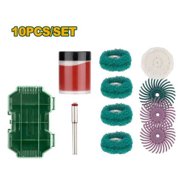 Juego de Accesorios para Mini Amoladora 10pzas