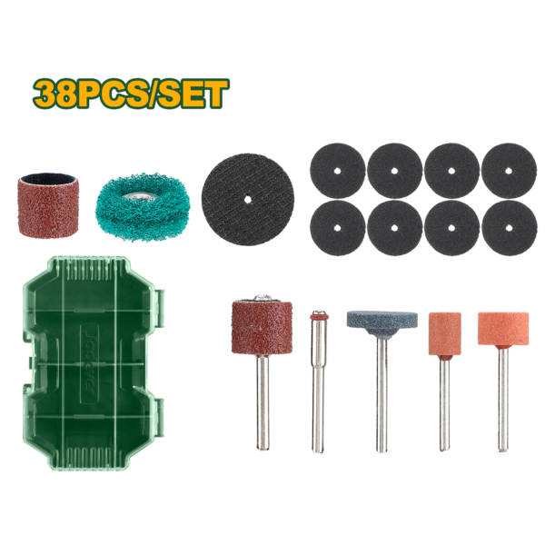 Juego de Accesorios para Mini Amoladora 38 pzas
