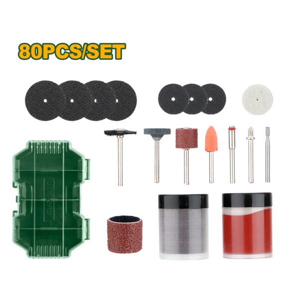 Juego de Accesorios para Mini Amoladora 80pzas