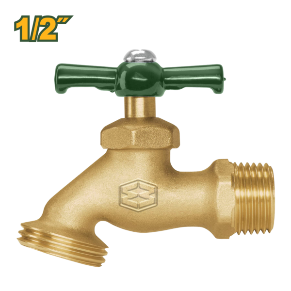 Llave de Chorro para Manguera 1/2" x 3/4"