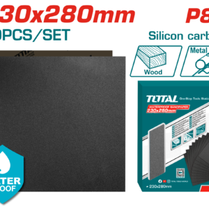 Juego de Lijas P80 230x280mm (50pcs)