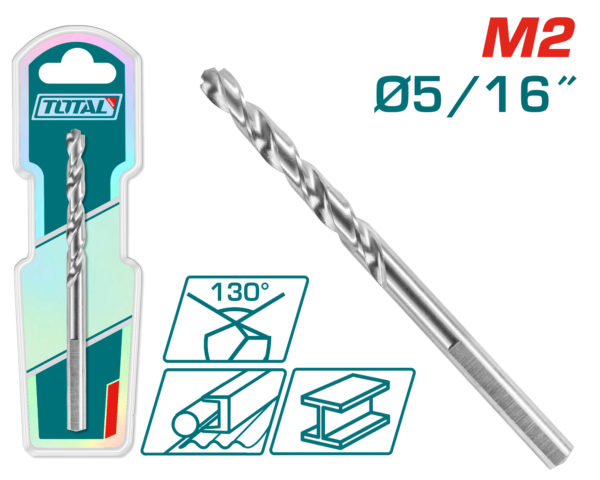 Mecha de acero M2 HSS 5/16"