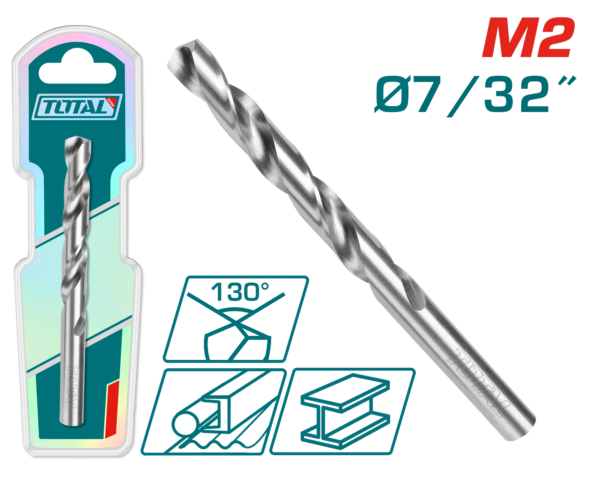Mecha de acero M2 HSS 7/32"