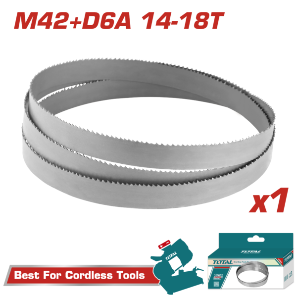 Hoja de Sierra de Banda 1140 mm 13x0.6mm 14-18 TPI BIM (M42+D6A)