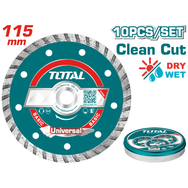 Disco de Corte Punta de Diamante Turbo 4-1/2"x7/8"
