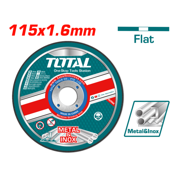Disco de Corte p/ Metal 5"x3/64"x7/8" Centro Plano