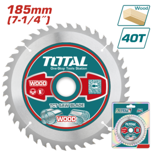 Disco de Corte Sierra p/ Madera dim 7-1/4" (185mm) 40T 20mm