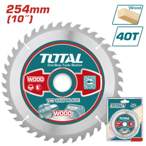Disco de Corte Sierra p/ Madera dim 10" (254mm) 40T 30mm