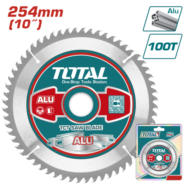 Disco de Corte Sierra p/ Aluminio dim 10" (254mm) 100T 30mm