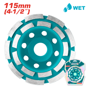 Disco Copa Diamante Segmentado 4 1/2" (115mm) 18 Hojillas
