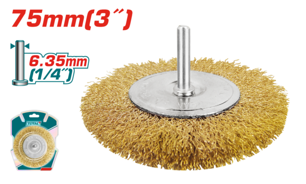 Cepillo de Alambre Circular 3" x 75mm