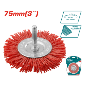 Cepillo de Nylon Circular 3" (75mm)