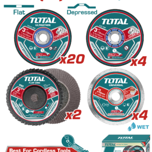 Juego de Discos de Corte y Desbaste 30 pzas p/ Mini Sierra TAGLI7601