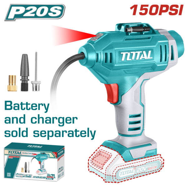Compresor de Aire para Automóviles 20V 150psi /10.34 bar