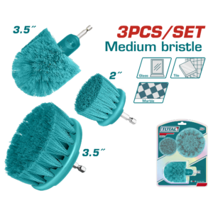Juego de Cepillo de Cerdas Medianas 2", 3.5" 3 pzas