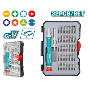 Juego de Destornilladores de Precision 32 Pzas