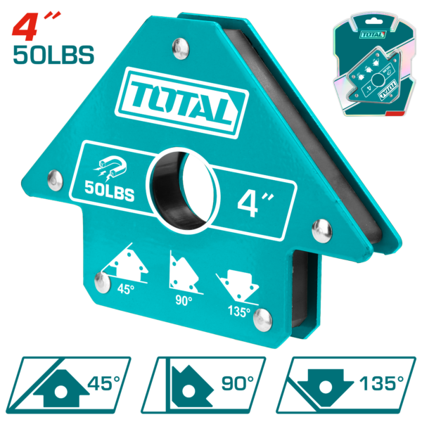 Soporte de Soldadura Magnético 4" (50lbs)