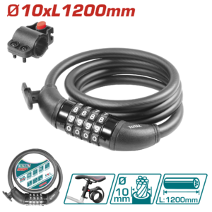 Cadena de Seguridad para Bicicleta 10x1200mm