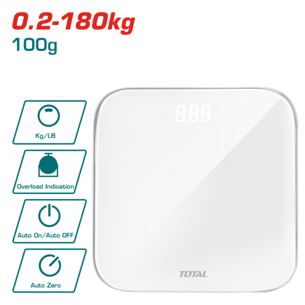 Balanza Digital 0.2-180KG kg/lb