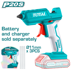 Pistola de Silicone Inalámbrica 20V 13-18g/min