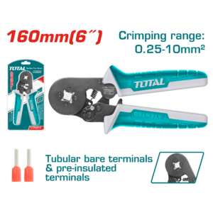 Pinza Crimpadora para Cables Eléctricos 0.25-10Mm²