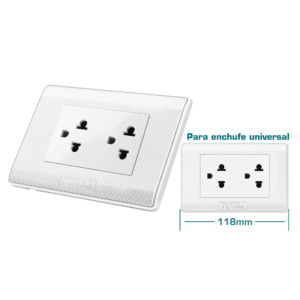 Tomacorrientes Doble 16A 110-250V
