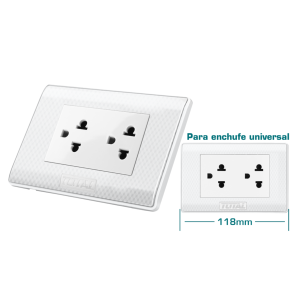 Tomacorrientes Doble 16A 110-250V