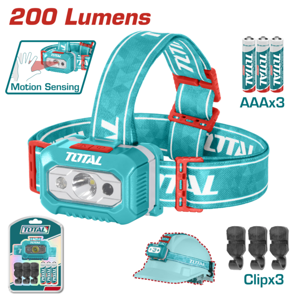 Lámpara LED para la cabeza 100 - 200LM