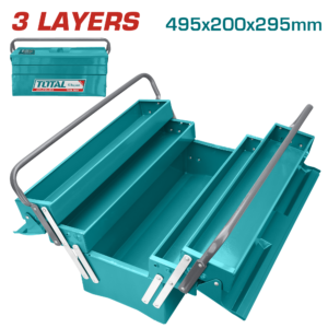 Caja de Herramientas de 3 Capas 495*200*295mm Espesor 0,6 ~ 0,8 mm