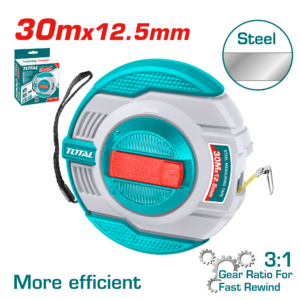 Cinta Metrica 30 Metros x 12.5 mm
